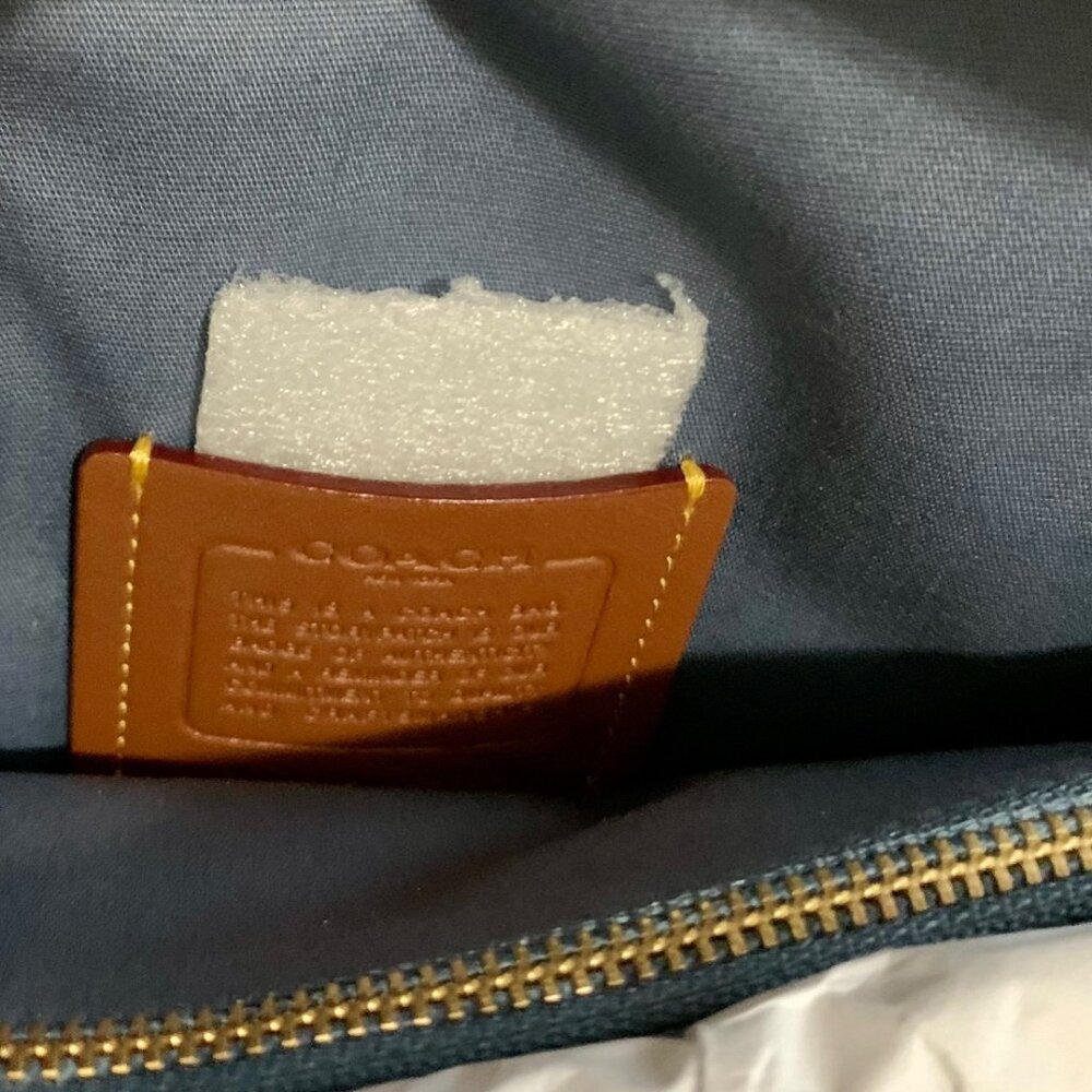Coach Denim Tabby 20 with Cherries NWT - Picture 12 of 13